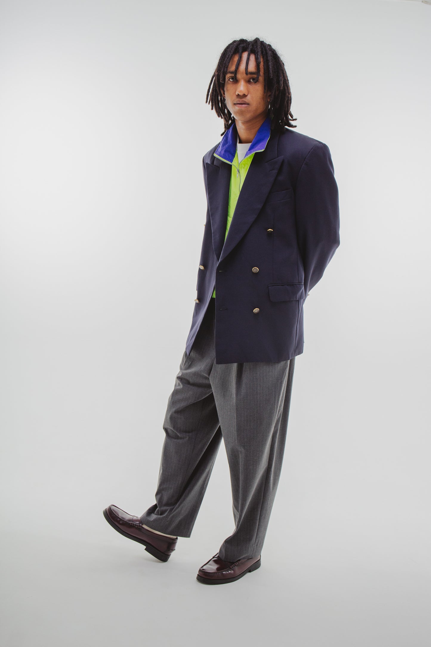 24/7 easy wide  stripe slacks