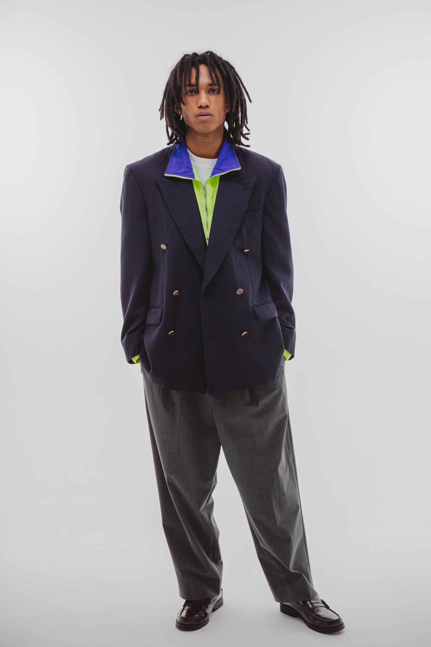 24/7 easy wide  stripe slacks