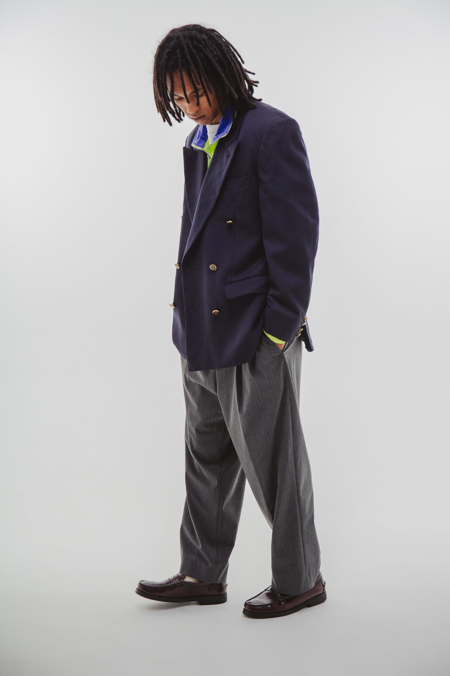 24/7 easy wide  stripe slacks