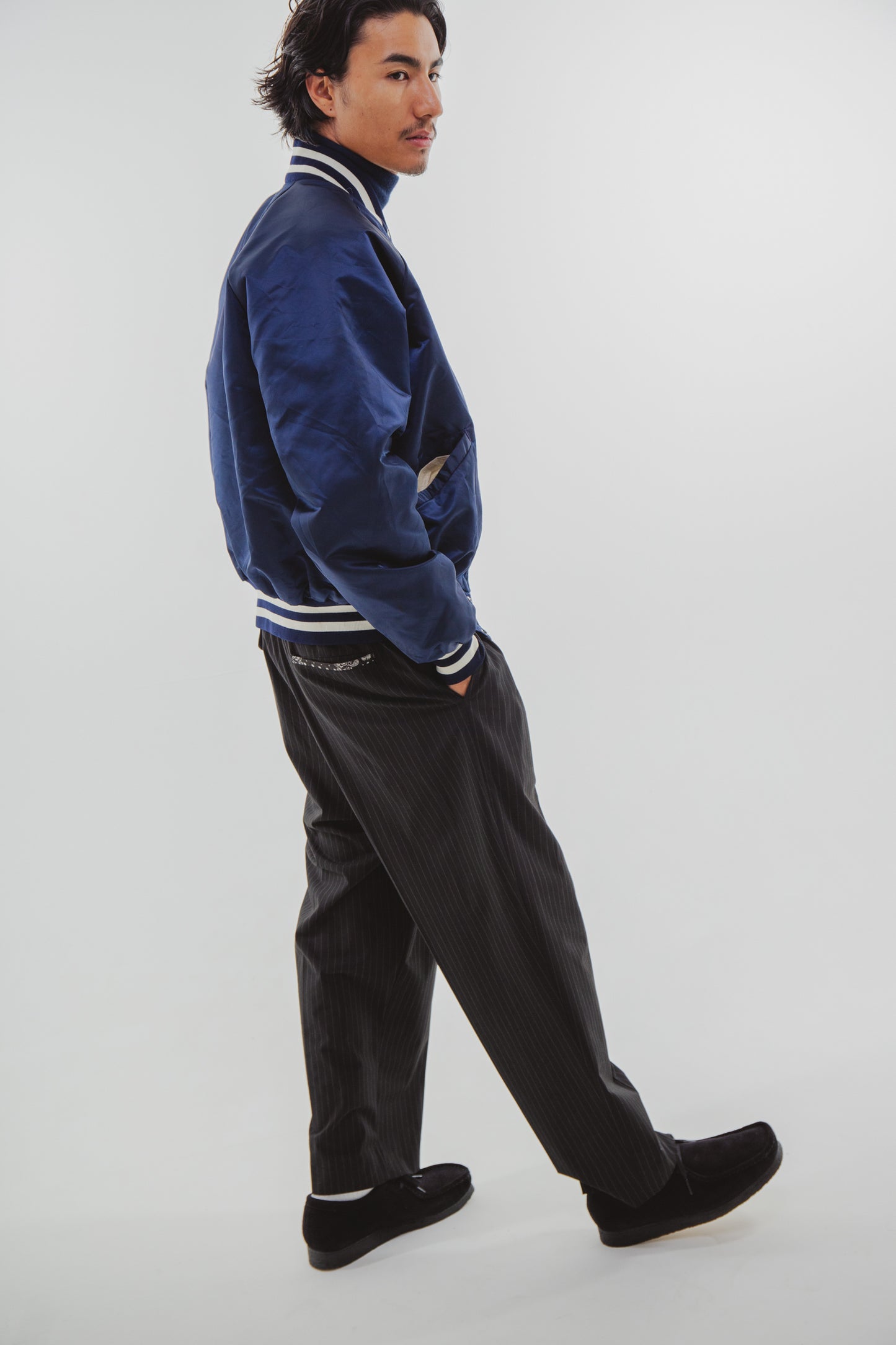 24/7 easy wide  stripe slacks