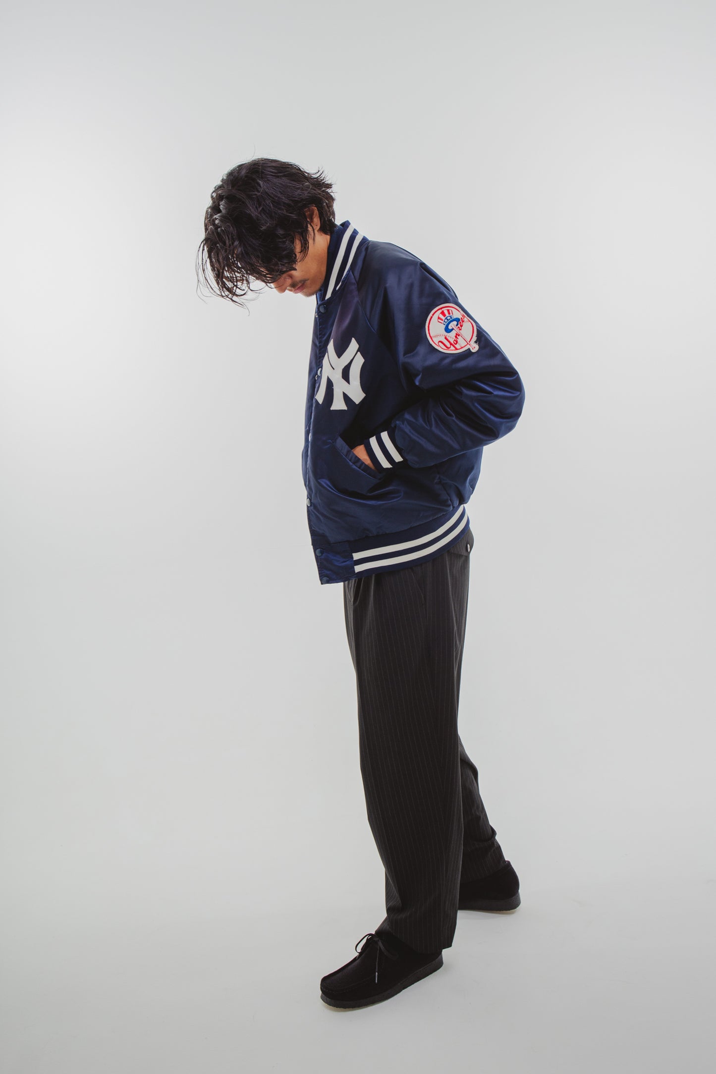 24/7 easy wide  stripe slacks