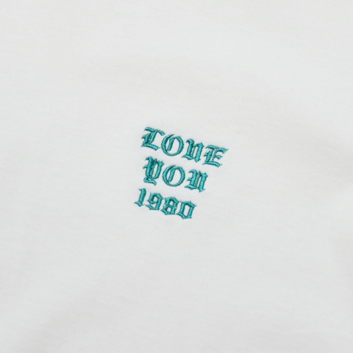 Love you old english tee