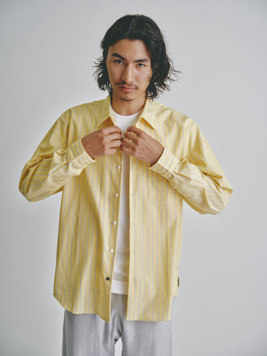 24/7 stripe yellow Shirt