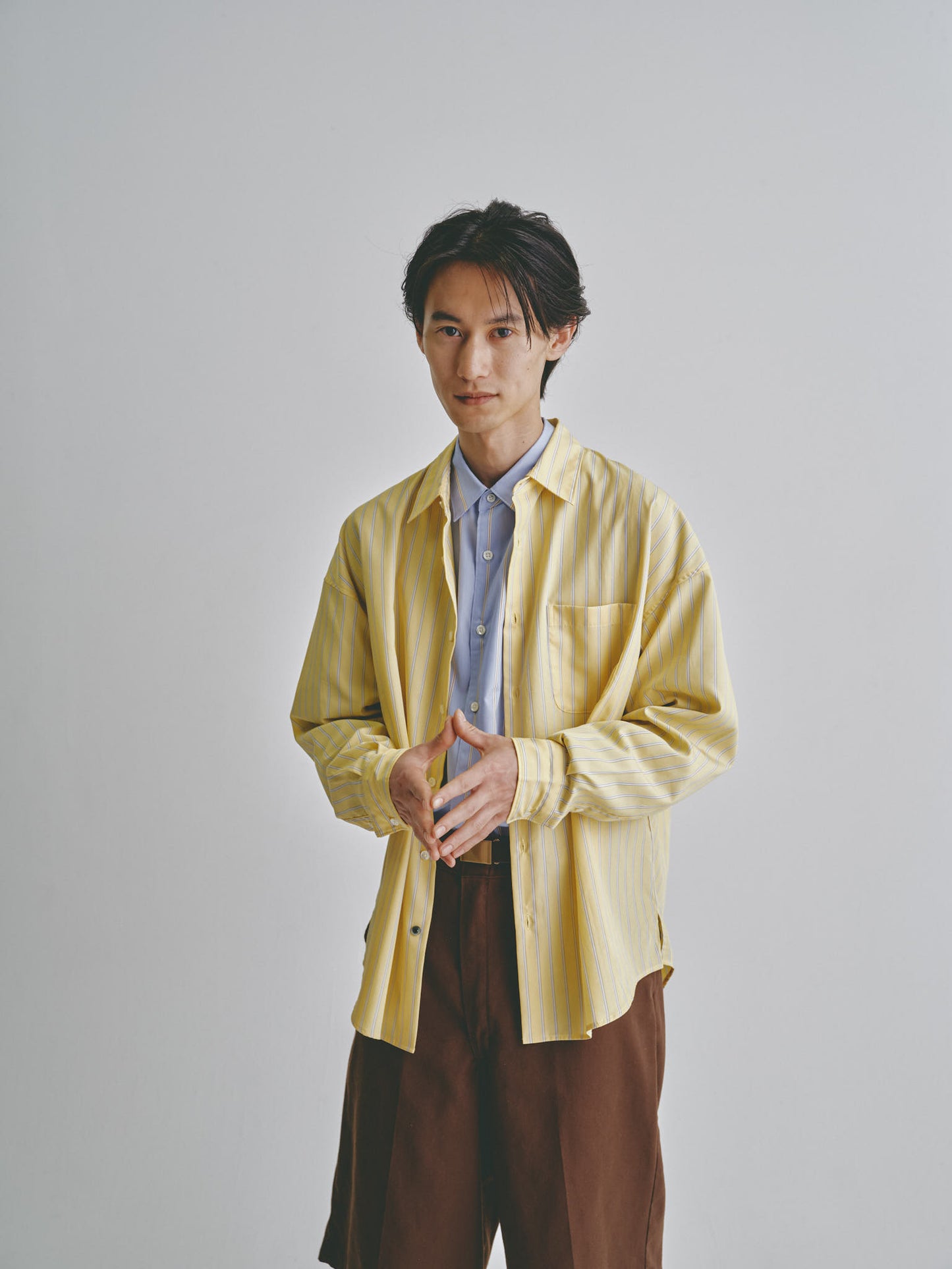 24/7 stripe yellow Shirt