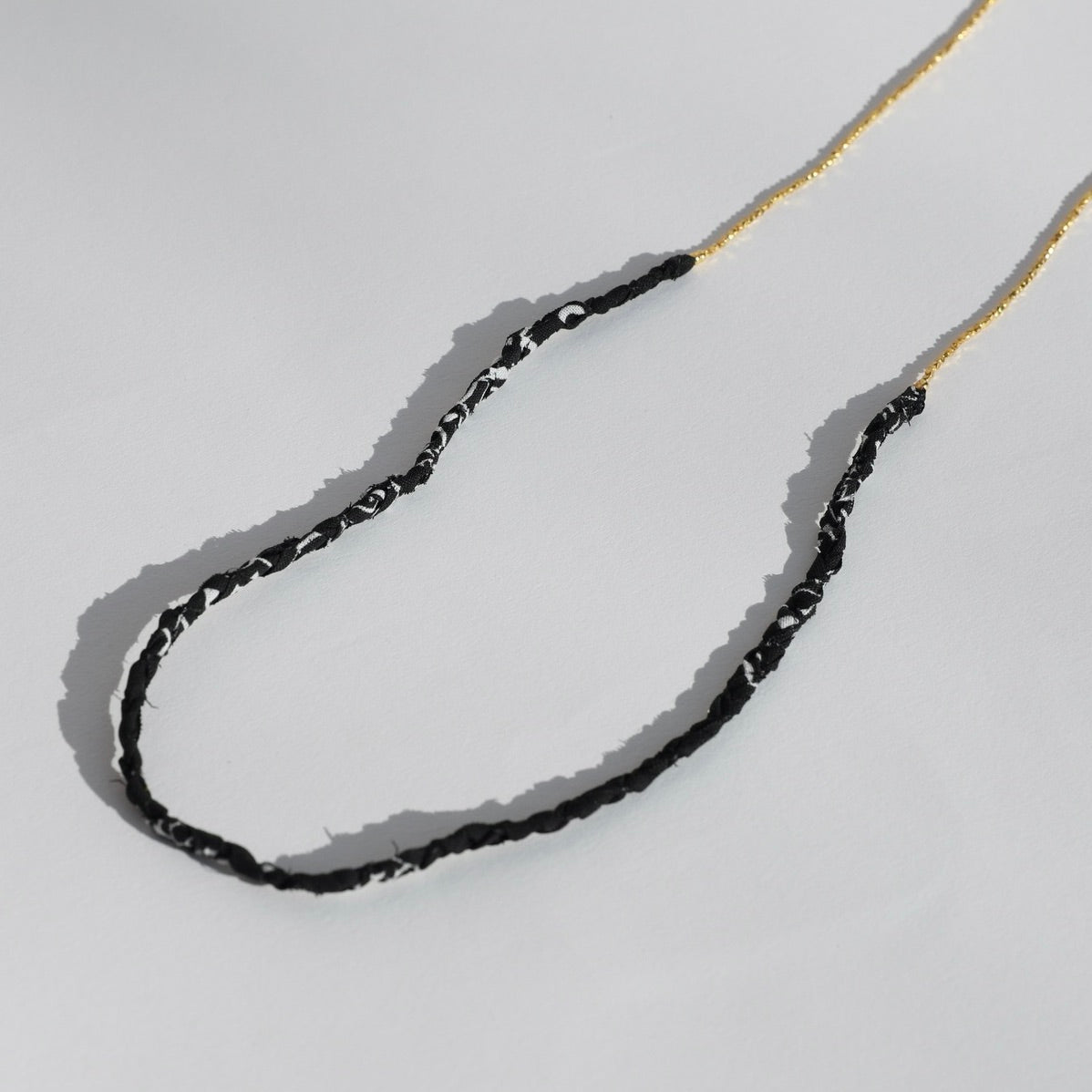Vintage bandana necklace Black – 19SO