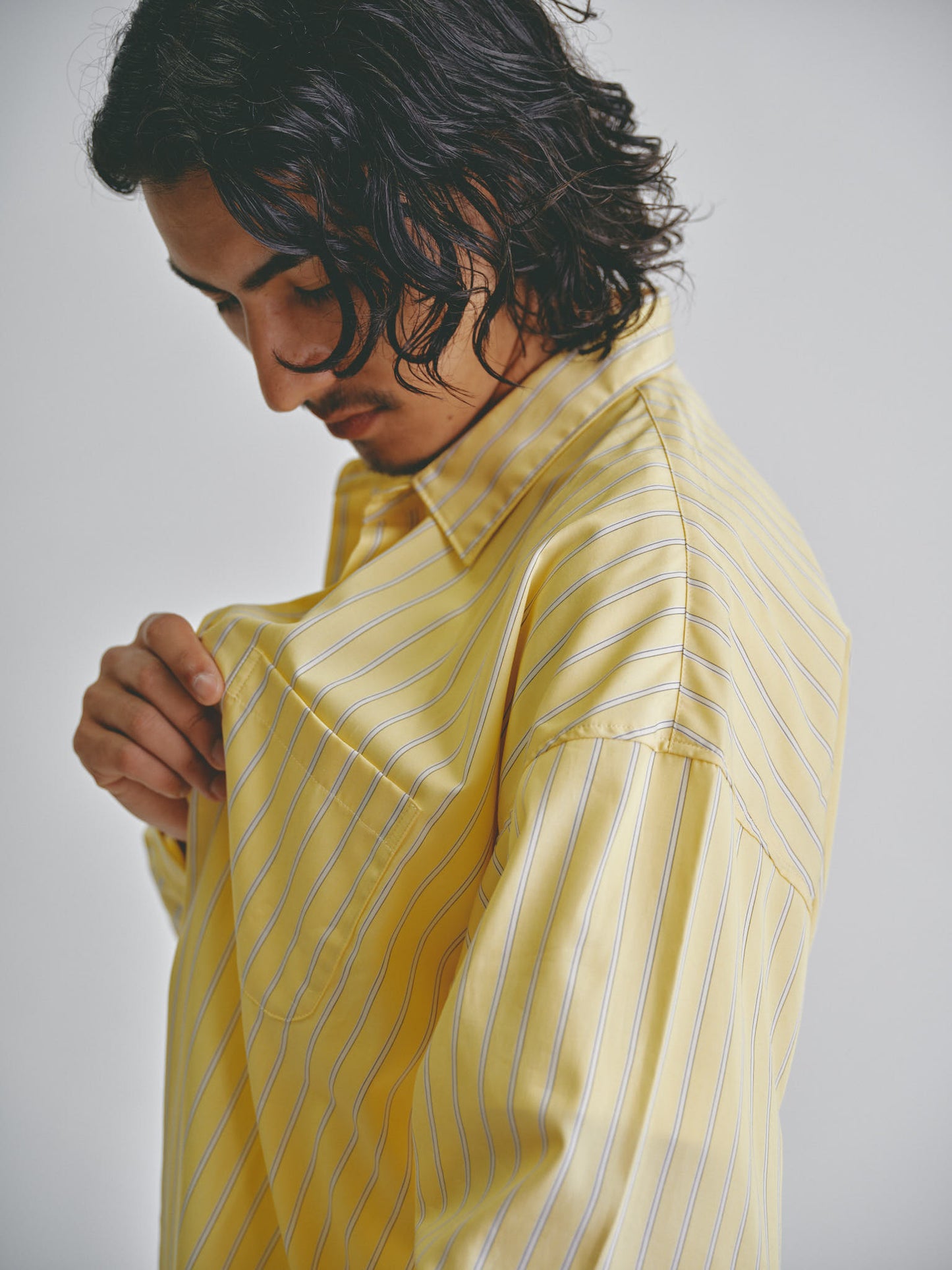 24/7 stripe yellow Shirt