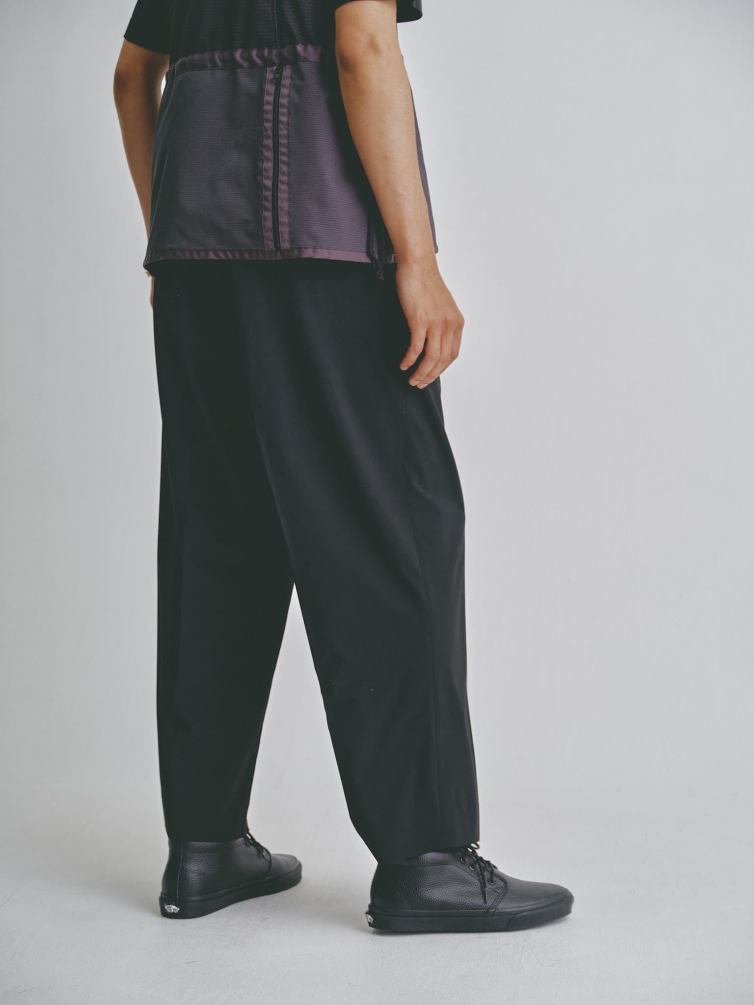 19SO 24/7 easy wide  stripe slacks Mサイズ